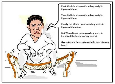 dhoni yuvraj singh test cricket cartoon